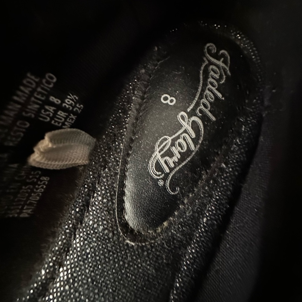 Faded Glory Sparkling Black Loafers - Picture 5 of 6